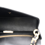 Lizard Mini Rectangular Flap Black