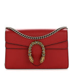 Calfskin Super Mini Dionysus Shoulder Bag Hibiscus Red