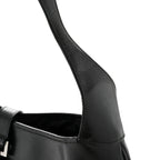 Calfskin Small Jackie O Hobo Black