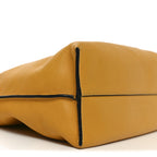 Nappa Medium Flamenco Knot Bag Mustard