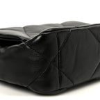 Lambskin Quilted Medium Chanel 19 Flap Black