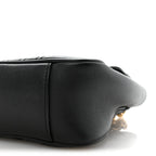 Calfskin Matelasse Small GG Marmont Shoulder Bag Black