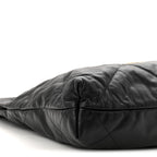 Shiny Calfskin Quilted Small Chanel 22 Black
