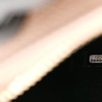 Caviar Quilted Small CC Filigree Vanity Case Beige Black