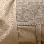 Grained Calfskin Small Hammock Shoulder Bag Light Ghost