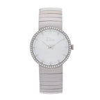 Stainless Steel Diamond Bezel Mother of Pearl 33mm La D De Dior Quartz Watch