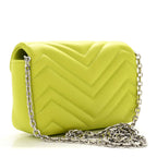 Lambskin Matelasse Mini GG Marmont Shoulder Bag Firefly