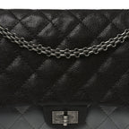Caviar Iridescent Calfskin 2.55 Reissue 226 Flap Brown Grey