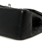 Caviar Quilted Mini Square Flap Black
