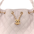 Caviar Quilted Small Chanel 25 Handbag Lilas Lilac