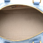 Damier Denim 3D Speedy Bandouliere 30 Denim Blue
