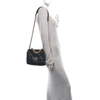 Lambskin Quilted Medium Chanel 19 Flap Black
