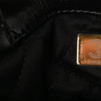 Shiny Calfskin Quilted Chanel 22 Backpack Black