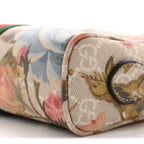 GG Supreme Monogram Water Flora Web Mini Ophidia Shoulder Bag Beige White Multicolor