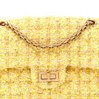 Tweed Quilted 2.55 Reissue Mini Flap Yellow