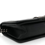 Lambskin Quilted Medium Boy Flap Black
