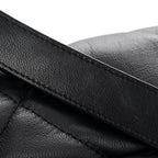 Goatskin Quilted Medium Chanel 19 Flap Navy Blue