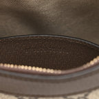 GG Supreme Monogram Textured Dollar Calfskin Web Small Ophidia GG Handbag Beige Ebony New Acero