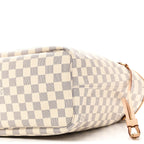 Damier Azur Neo Neverfull MM Rose Ballerine