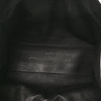 Polished Saddle Calfskin Alexia Bag Black