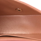 Metallic Lambskin Quilted Ombre Mini Rectangular Flap Pink