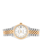 Stainless Steel 18K Yellow Gold 31mm Oyster Perpetual Datejust Watch White Roman 278273
