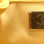 Suede Quilted Mini Chanel 25 Handbag Yellow