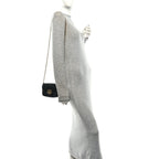 Calfskin Matelasse Super Mini GG Marmont Shoulder Bag Black