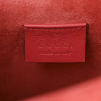 GG Supreme Monogram Mini Dionysus Shoulder Bag Hibiscus Red