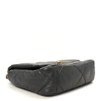 Lambskin Quilted Medium Chanel 19 Flap Dark Grey