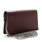 Dollar Calfskin Crystal Super Mini Dionysus Shoulder Bag Vintage Bordeaux Black Diamond