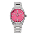 Stainless Steel 36mm Carrera Date Automatic Watch Pink WBN2313