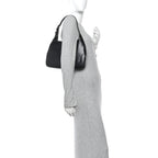 Calfskin Small Jackie O Hobo Black