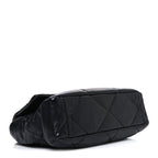 Goatskin Quilted Large Chanel 19 Flap Black