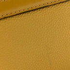 Grained Calfskin Mini Gate Crossbody Bag Yellow