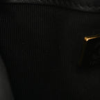 Suede Quilted Medium Chanel 25 Handbag Black