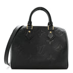 Empreinte Monogram Giant Speedy Bandouliere 25 Black