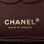 Caviar Quilted Small Double Flap Black