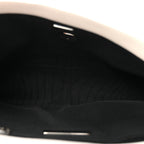 Glossy Calfskin Quilted Medium Chanel 19 Flap White Black