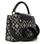 Calfskin Since 1854 Embroidered Capucines PM Black
