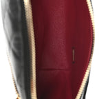 Caviar Quilted Filigree Waist Bag Black