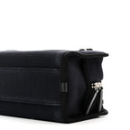 Mixed Fibers Small Deauville Bowling Bag Navy Blue