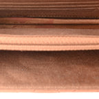 Calfskin Quilted Boy Square Wallet on Chain WOC Brown