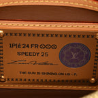 Calfskin Monogram Speedy P9 Bandouliere 25 Jaune Mat