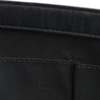 Calfskin Embossed Stitch Large Boy Flap Black