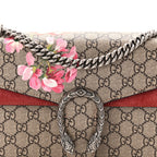 GG Supreme Monogram Blooms Small Dionysus Shoulder Bag Beige Multicolor Dry Rose