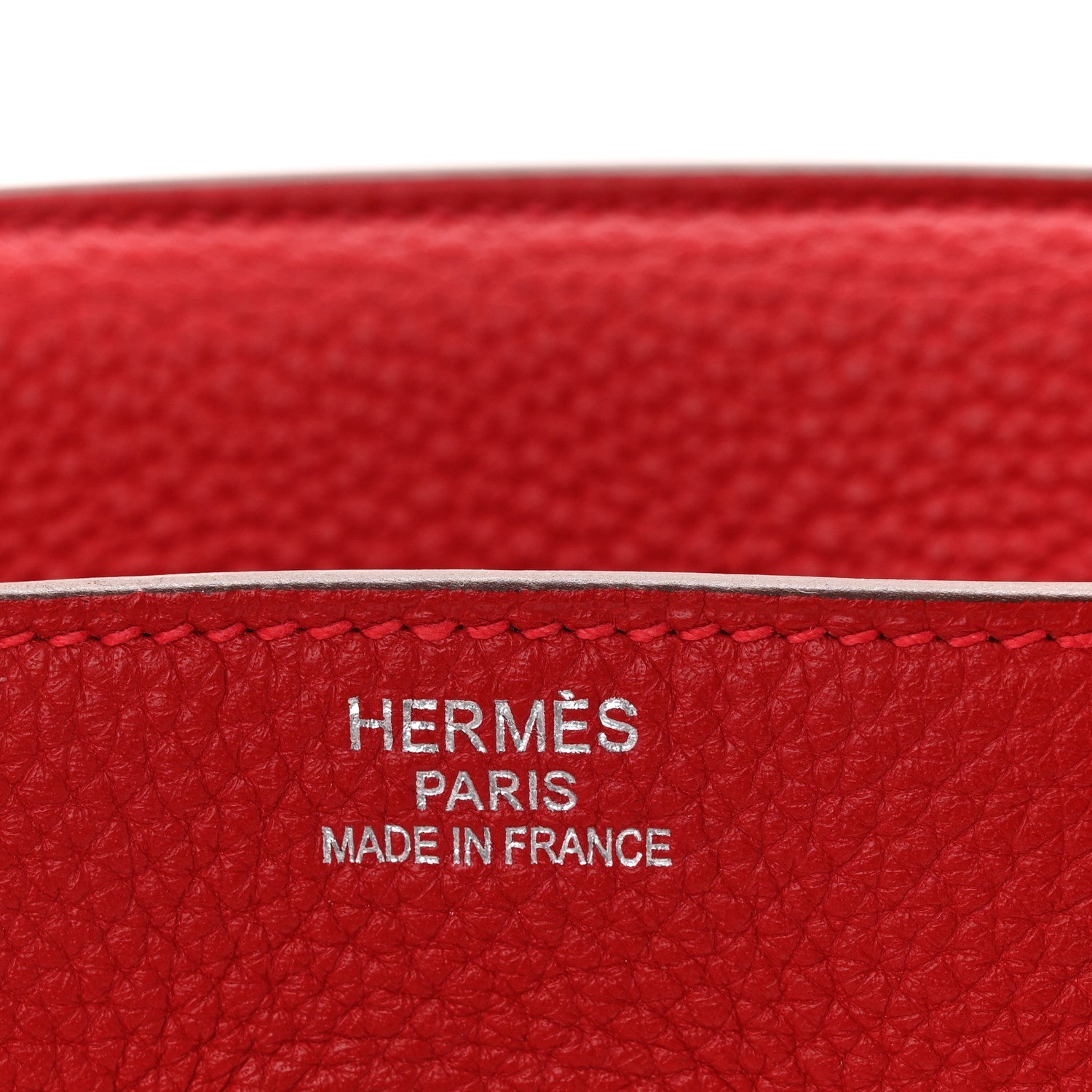 Togo Birkin 35 Rouge Casaque
