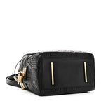 Calfskin Embossed Mini Cube Speedy Black