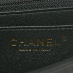 Lambskin Quilted Mini Rectangular Flap Black