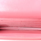 Lambskin Quilted Chanel 19 Wallet On Chain WOC Pink